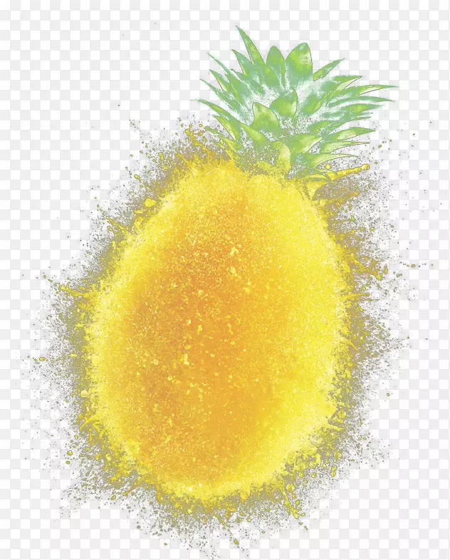 黄柠檬酸菠萝柑橘黄色菠萝