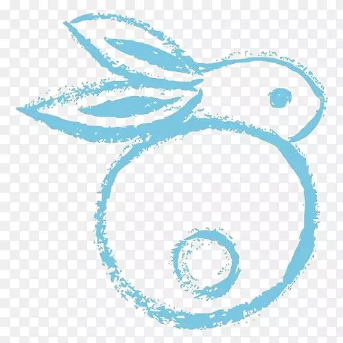 复活节兔子画兔图-兔子