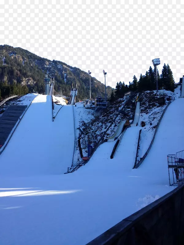 Oberstdorf滑雪雪地滑雪跳跃-冬季滑雪