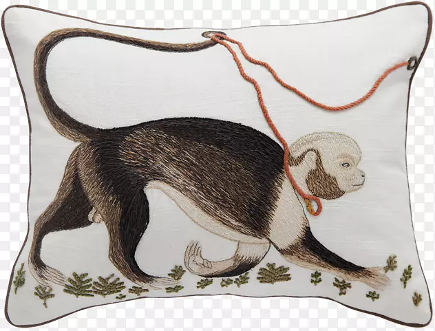 猴子剪贴画-猴子枕头