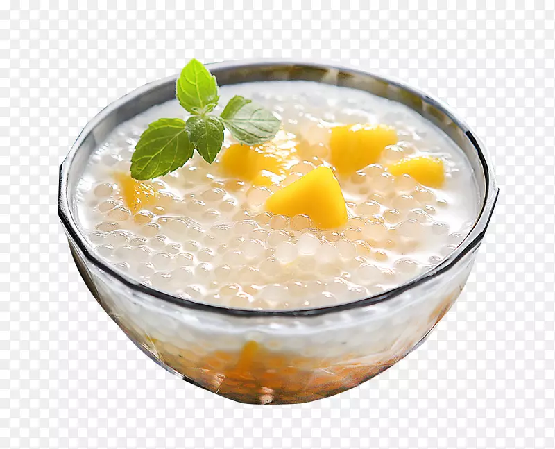西果汤椰奶早餐芒果椰子西戈