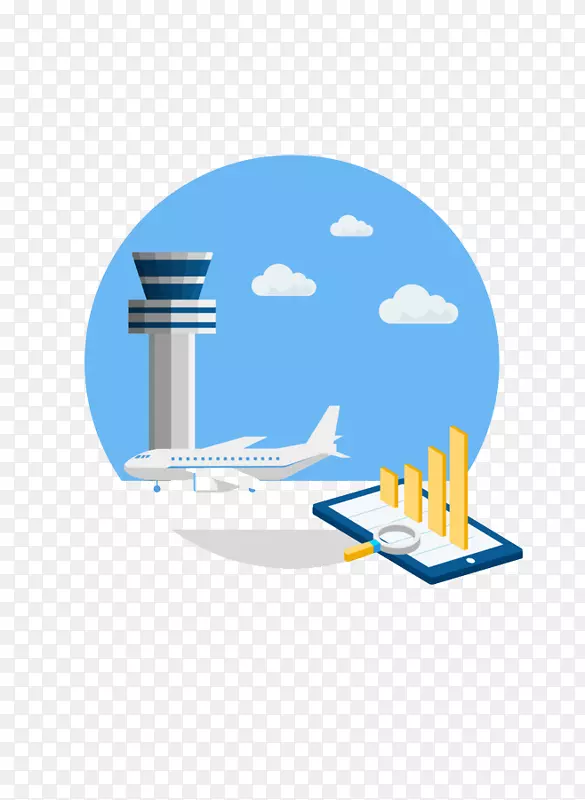 54卡移动应用程序飞机Android-应用程序旅行元素