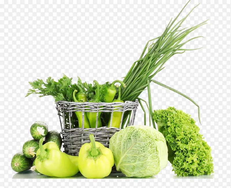 营养奶、叶菜、维生素-新鲜绿色蔬菜