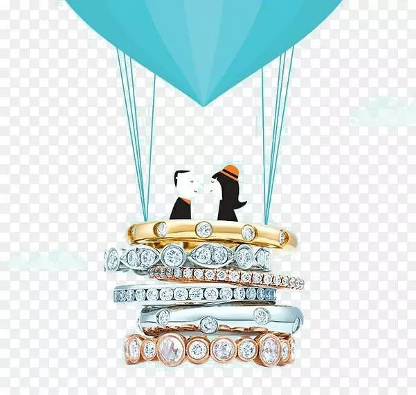 蒂芙尼公司广告活动情人节珠宝戒指