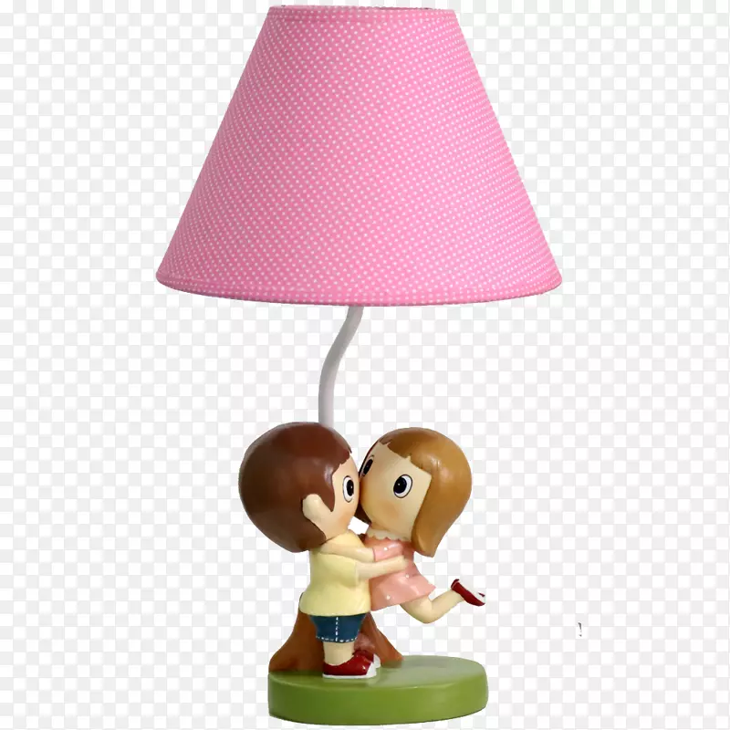 台灯，夜光，灯具-可爱的娃娃结婚灯