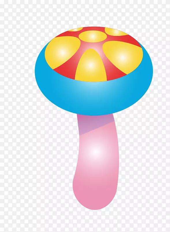 蘑菇剪贴画-卡通蘑菇