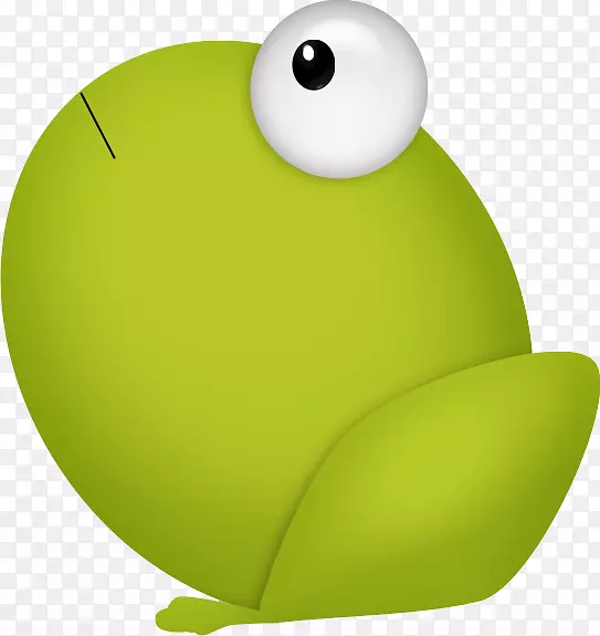 青蛙绿鱼-绿小鱼