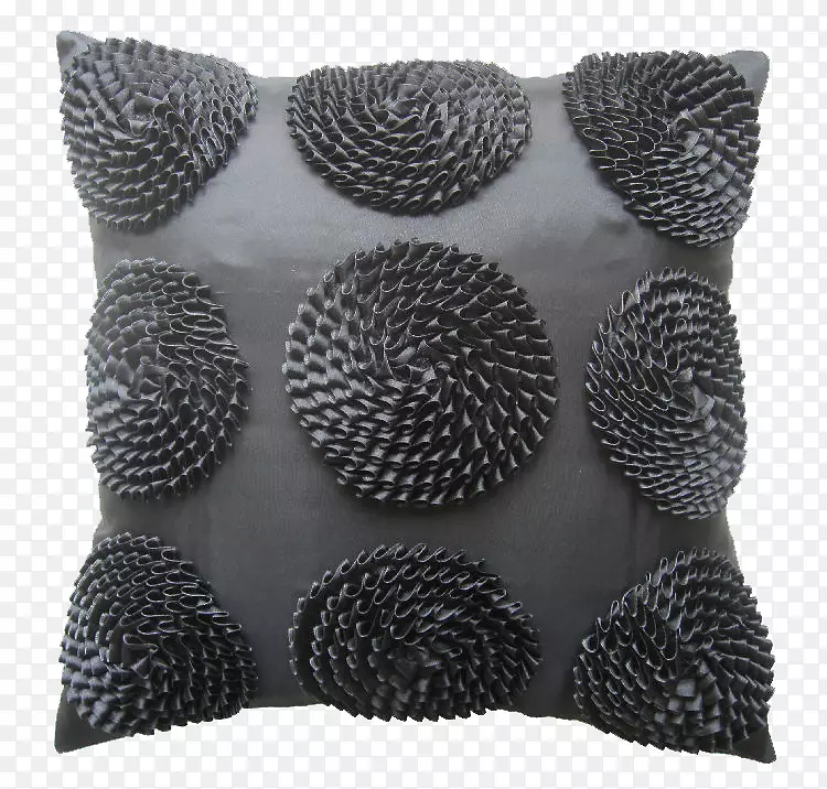 枕头图案设计师-黑色图案枕头