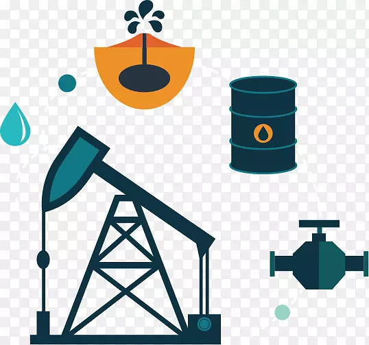 石油工业海报-石油图标