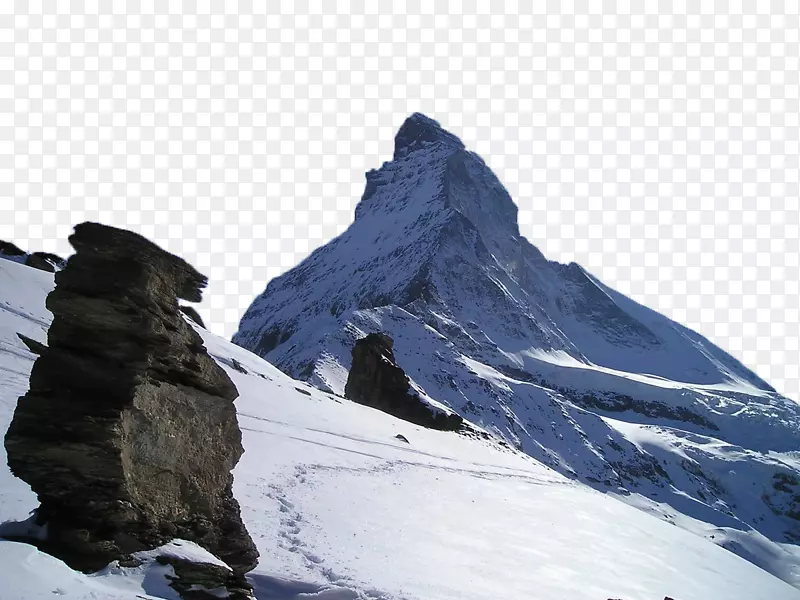 克莱因马特霍恩瑞士阿尔卑斯泽马特雪山