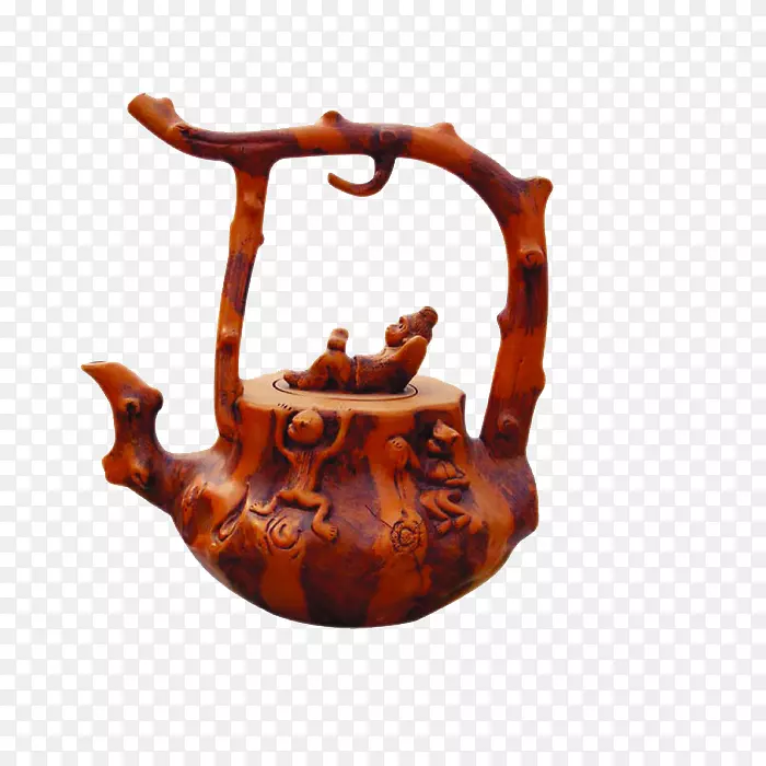 宜兴粘土茶壶木器茶壶