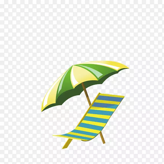 烧烤图例伞夹艺术沙滩伞