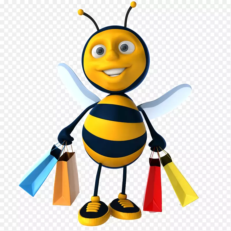 大黄蜂蜜蜂夹艺术购物蜜蜂