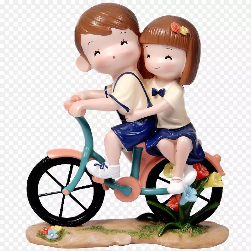 自行车浪漫婚姻-自行车情侣学生礼物