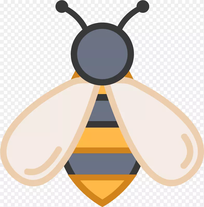 米德蜜蜂剪贴画-粉红蜜蜂
