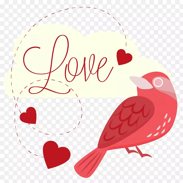爱鸟-粉红色浪漫爱情鸟