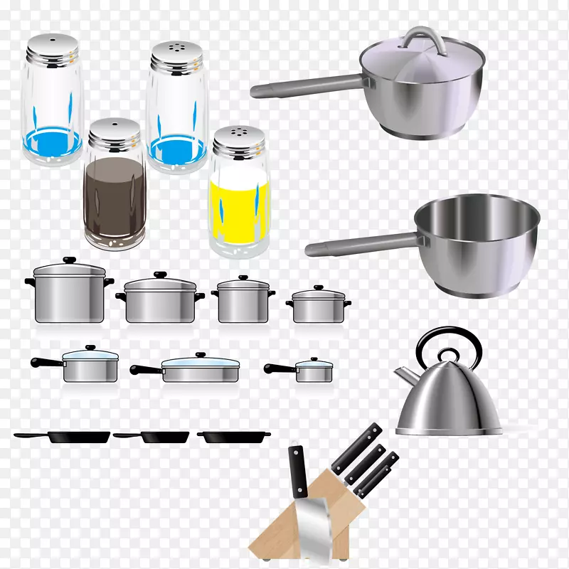 厨房煎锅家庭用品各种厨房用品材料