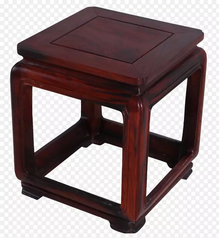 桌椅凳-小方形红木椅