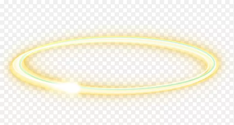 手镯材料黄色圆环-黄光效应元件