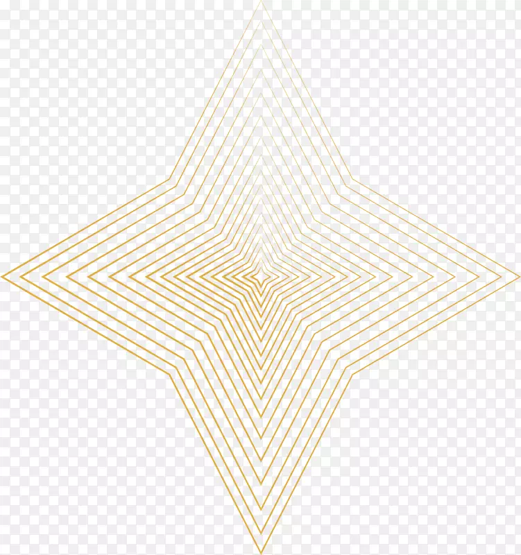 米色角星型-金十字星图