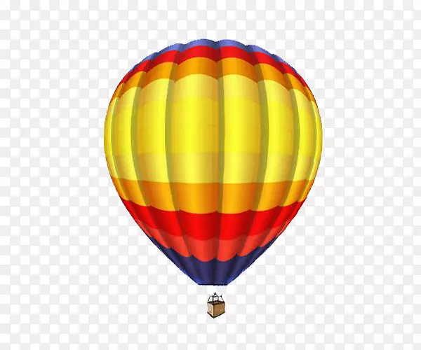 气球贺卡-热气球组成的颜色
