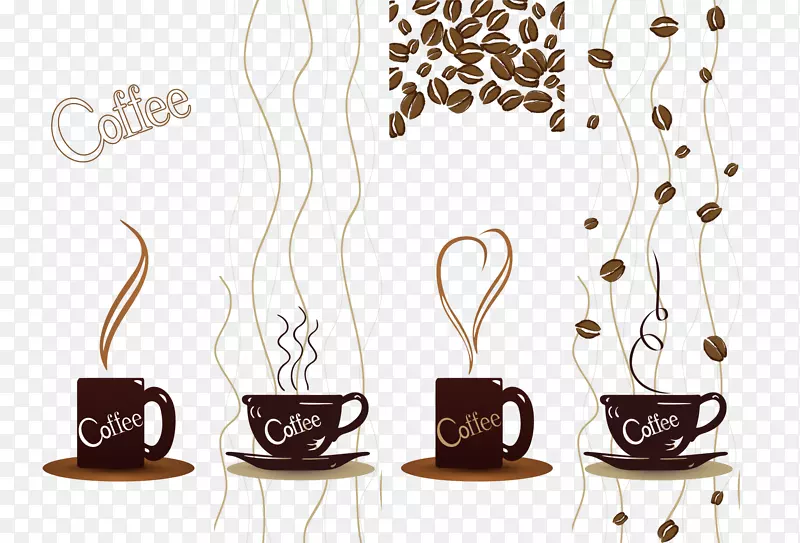 咖啡咖啡杯咖啡豆咖啡豆