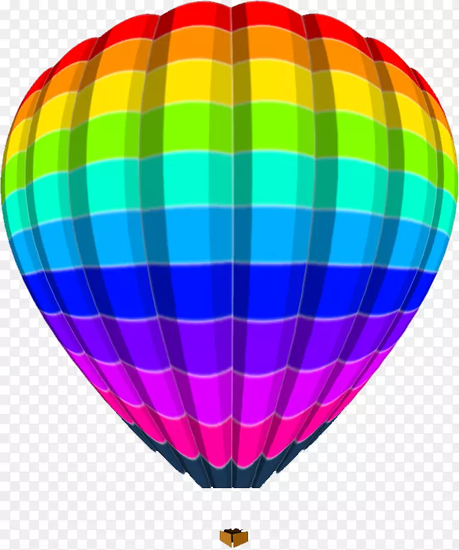 气球飞行卡通-热气球