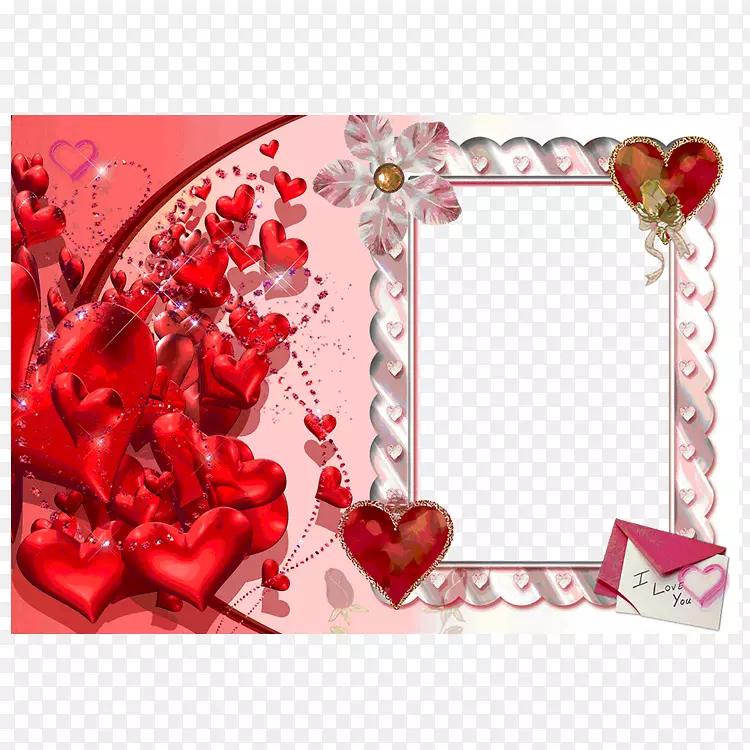 爱情相框，胶卷，相框，情人节，玫瑰框架