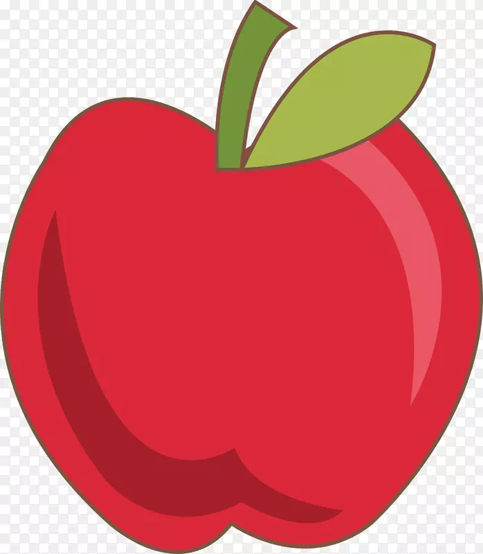 苹果曼扎纳绿果奥格里斯剪贴画-奇怪的苹果