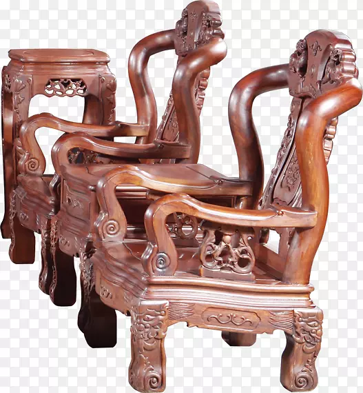 椅子，古董雕刻，家具，木椅