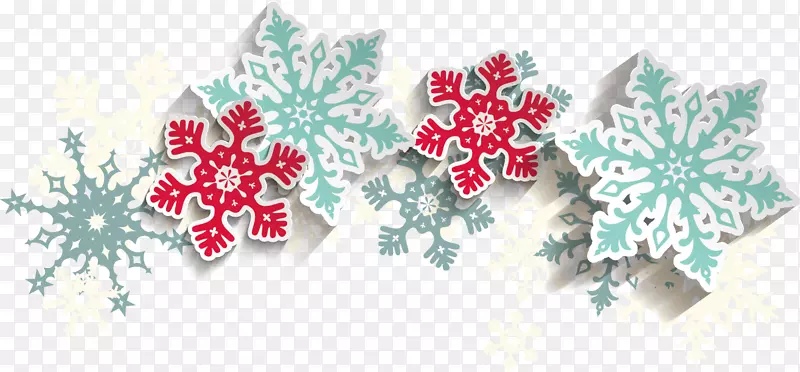 斯堪的纳维亚圣诞老人圣诞长袜插图-雪花背景雪