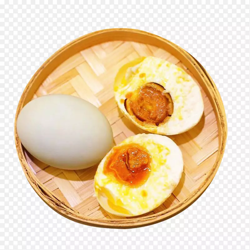 咸鸭蛋蛋黄风味-咸鸭蛋中的竹子