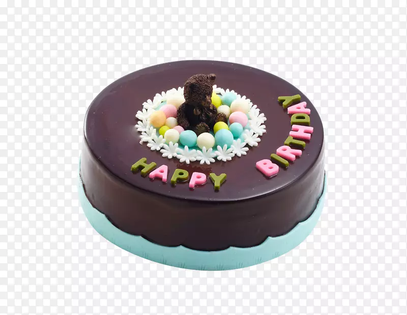 巧克力蛋糕玉米饼甜点-生日蛋糕