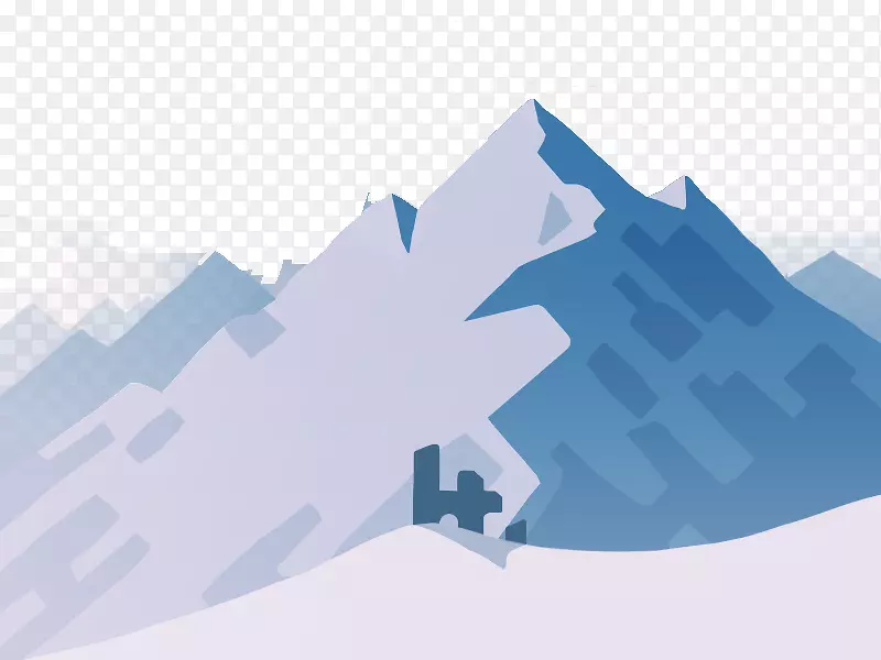 阿尔托斯冒险平面设计插图-平雪山