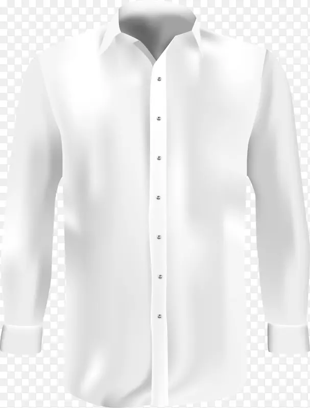 白色衬衫正式穿着一件白色衬衫