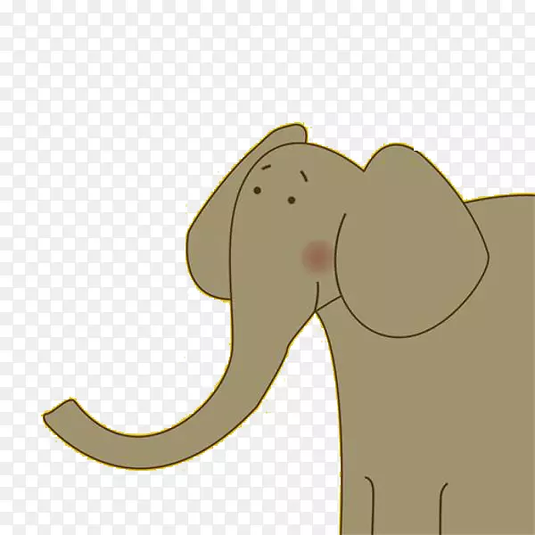 非洲象印度象-简单的小象