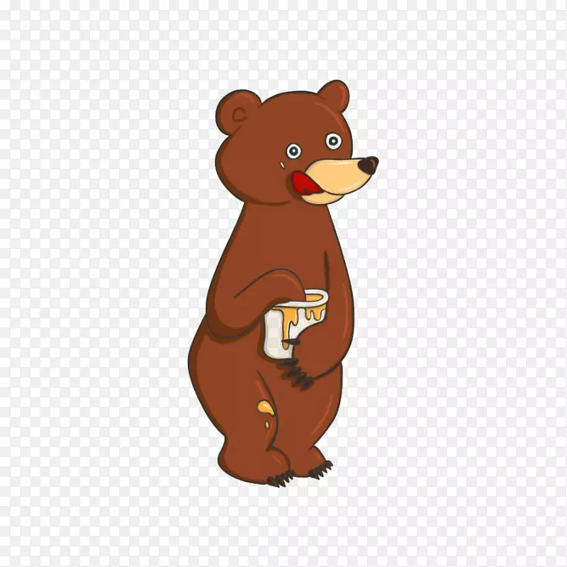 熊插图-棕熊图案