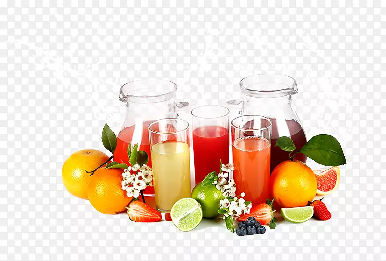 橙汁冰沙鸡尾酒饮料-新鲜果汁