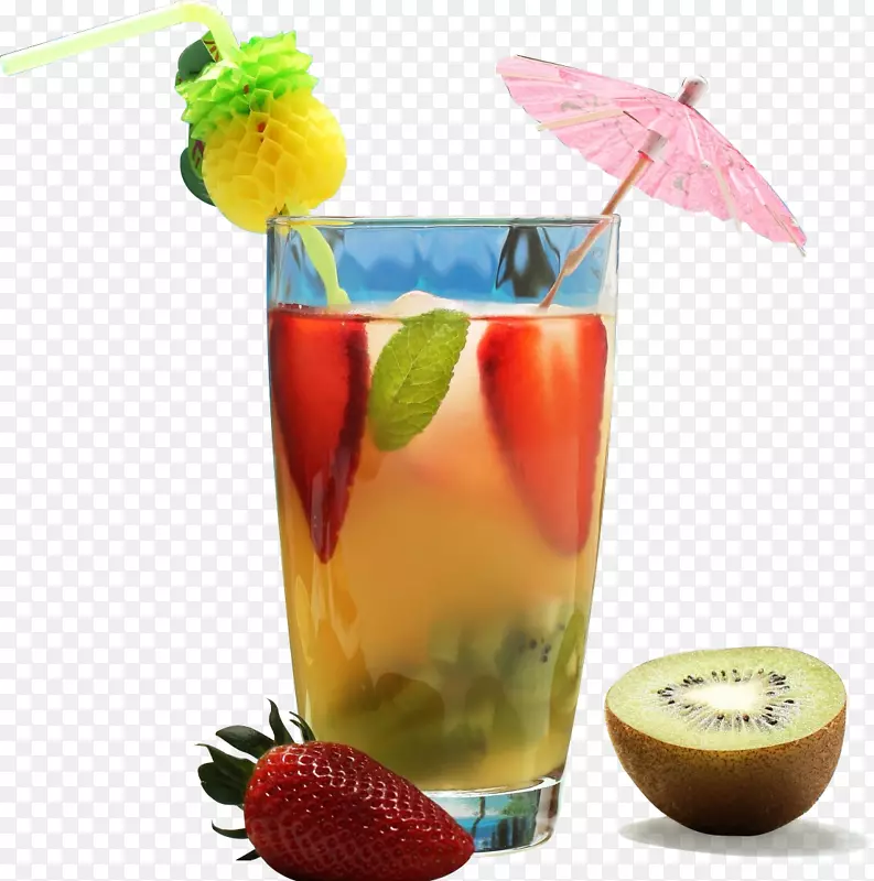 果汁软饮料水果草莓果汁