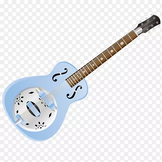 电吉他乐器.蓝色吉他
