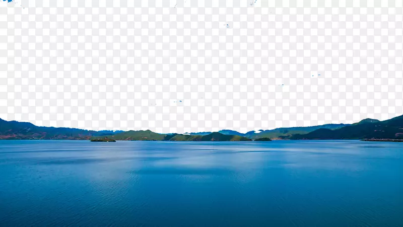 水资源、海洋、天空、电脑壁纸-泸沽湖里格比半岛两座