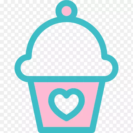 心蛋糕图标-冰淇淋