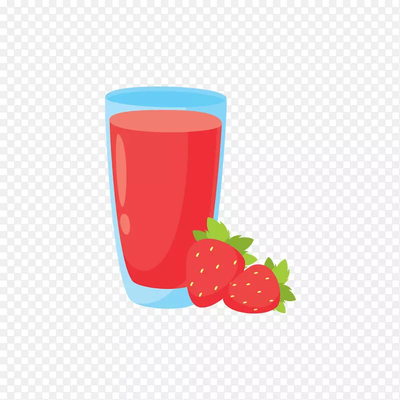 橙汁鸡尾酒草莓汁-红草莓饮料