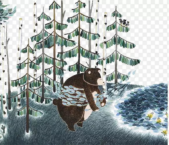 卡莱瓦拉芬兰熊绝望图-黑熊之林