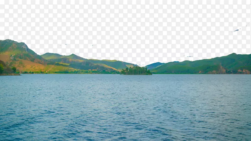 湖区湖泊水资源入海口-泸沽湖里格比半岛9号