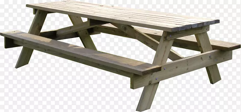 野餐桌椅-木椅