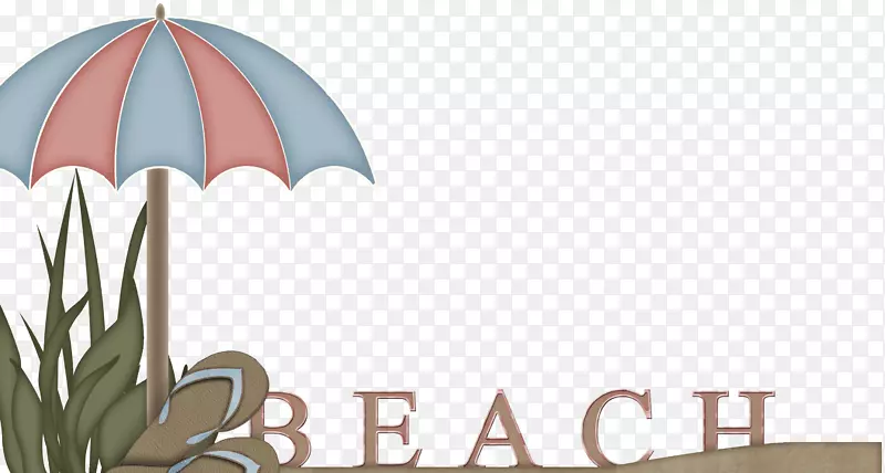 沙滩伞-美丽沙滩伞