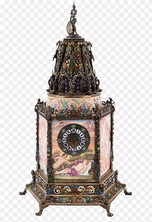 维也纳钟表玻璃搪瓷首饰.维也纳搪瓷珠宝钟