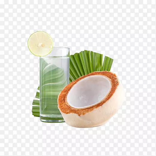 泰国椰奶纳塔椰子泰国料理-柠檬椰子绿
