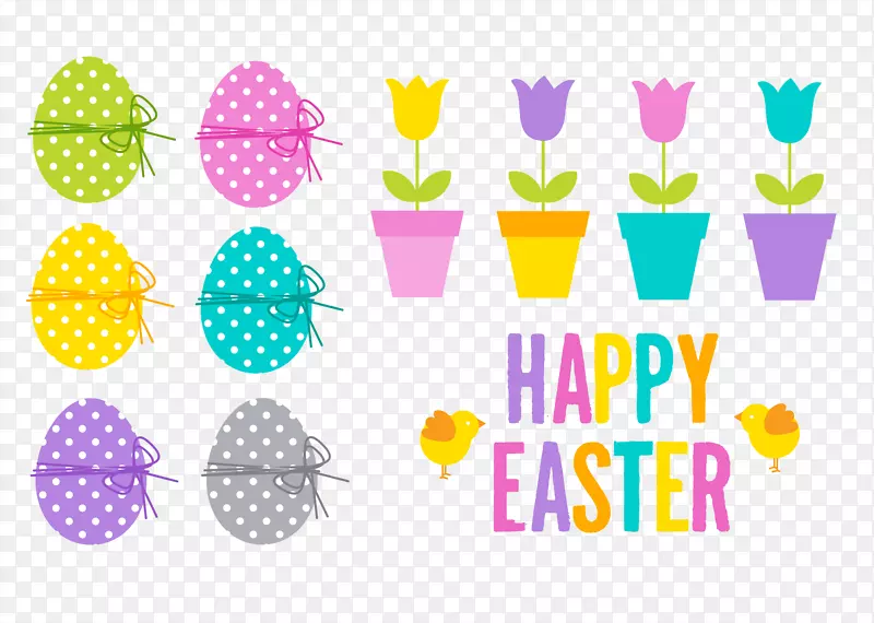 复活节兔子复活节彩蛋-创造复活节